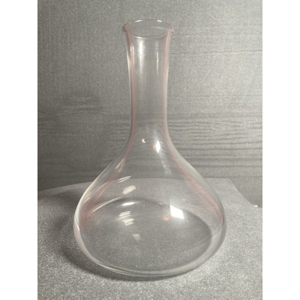 Riedel 9 Inch Tall Decanter. Company Logo In Script.